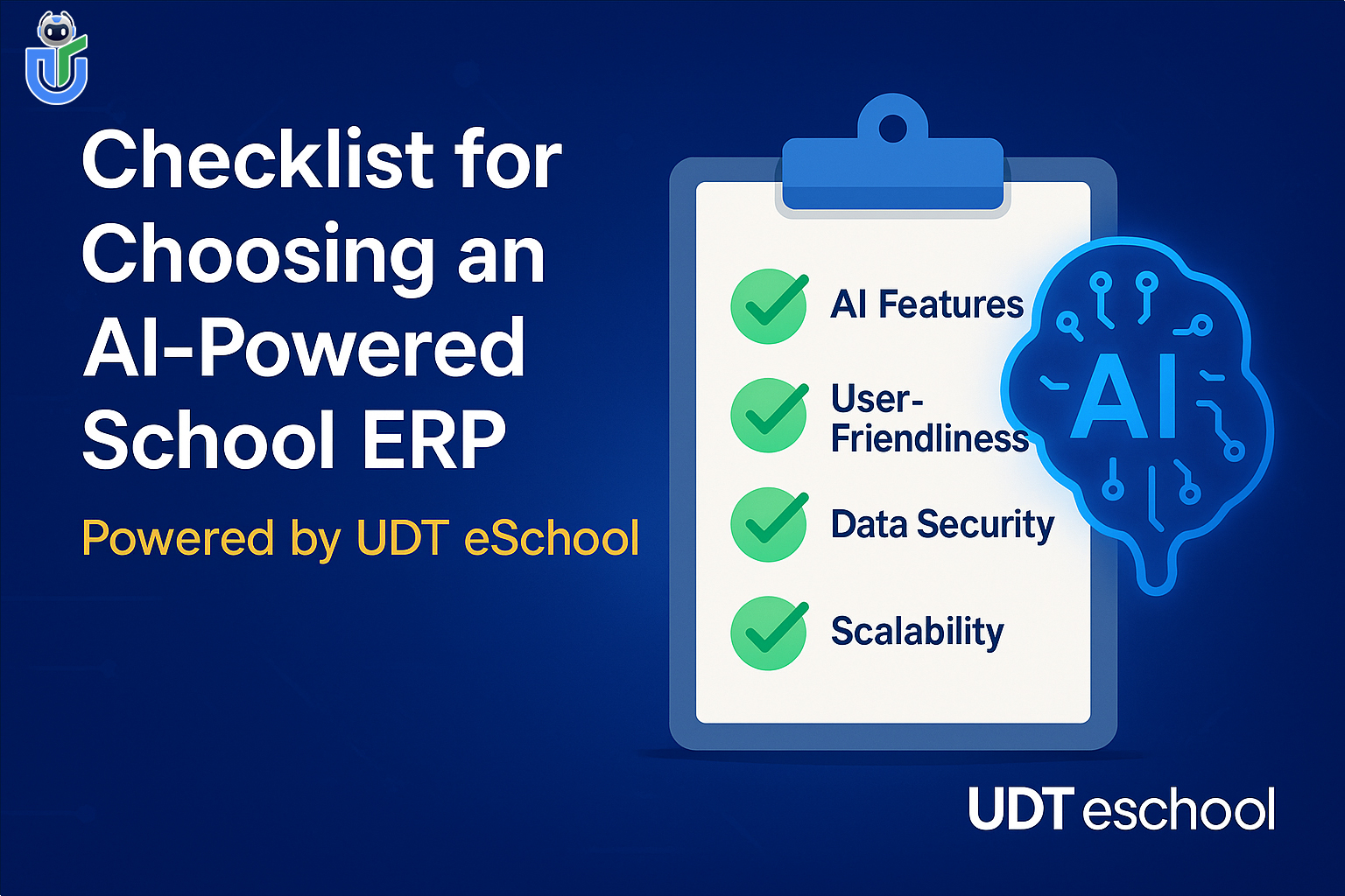 Checklist for selecting the best AI-powered School ERP
